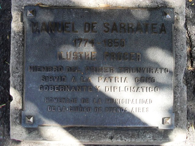 Plazoleta Manuel de Sarratea