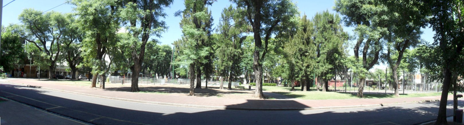 Vista panoramica Plaza Leandro N. Alem